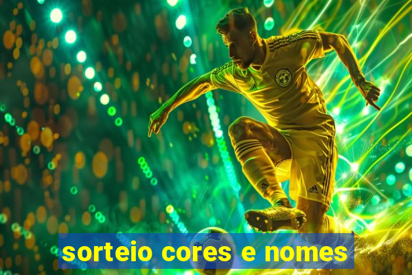 sorteio cores e nomes